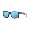 Makan Jr - Matte Black | Bright Sky Rectangular Kids Sunglasses
