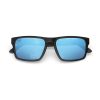 Makan Jr - Matte Black | Bright Sky Rectangular Kids Sunglasses
