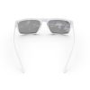 Makan Jr - Matte White | Bright Sky Rectangular Kids Sunglasses