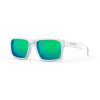 Makan Jr - Matte White | Ocean Rectangular Kids Sunglasses