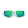Makan Jr - Matte White | Ocean Rectangular Kids Sunglasses