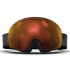 Mountain Black - Matte Reflective Orange Lava Snow Goggle