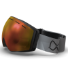 Mountain White - Matte Reflective Orange Lava Snow Goggle